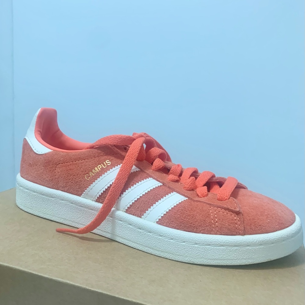 adidas originals campus sneakers orange